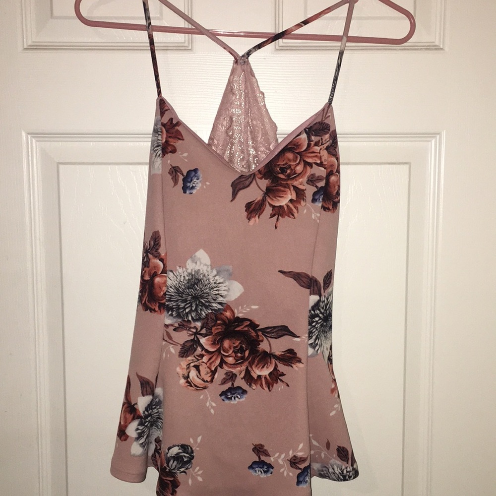 Floral print top